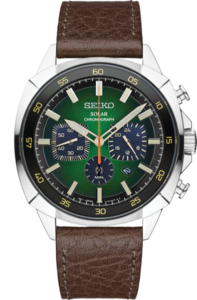 men's seiko solar chronograph