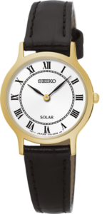 leather band watch