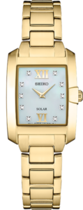 squared edge watch - gold
